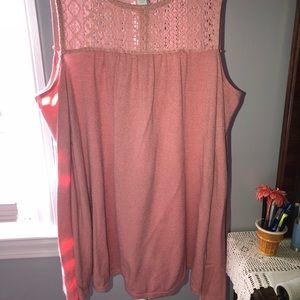 New york & company pink sweater